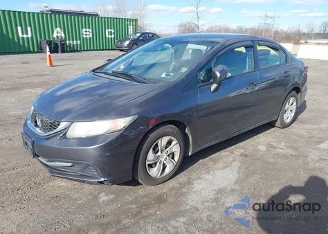 2014 Honda Civic Lx из США, поврежденный, VIN 2HGFB2F52EH522992